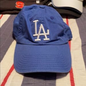 Dodgers blue hat